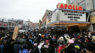 James Brown viewing at the Apollo Theater (Bryan Bedder/Getty Images)